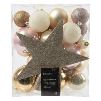 Kerstballen set | Decoris | 33 stuks, Divers, Noël, Envoi