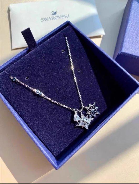 Metaal - Halsketting - Swarovski ketting, Antiek en Kunst, Curiosa en Brocante