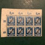 Empire allemand 1925 - Service : 20 Pf adelaar dans un bloc, Gestempeld