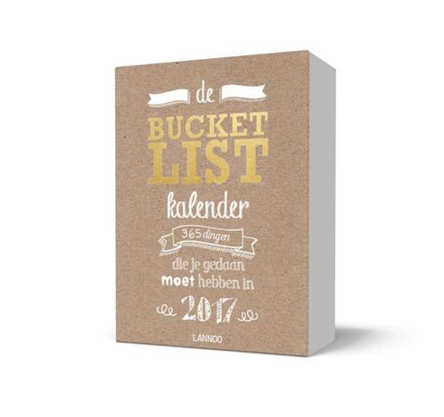 De Bucketlist kalender 2017 9789401436076, Boeken, Hobby en Vrije tijd, Zo goed als nieuw, Verzenden