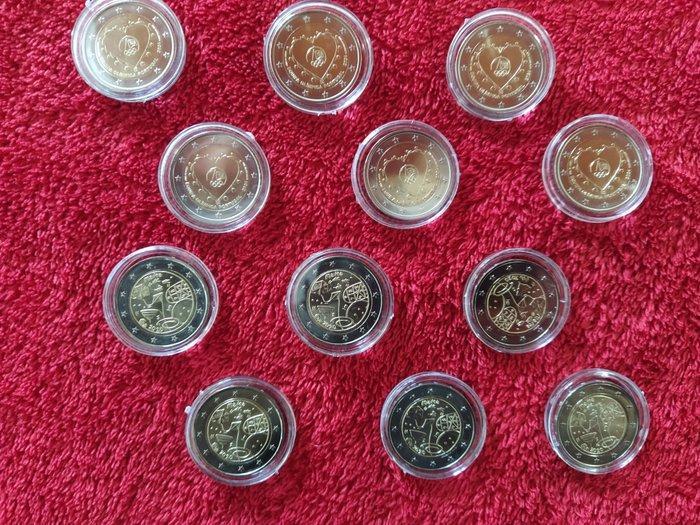 Malte, Portugal. 2 Euro 2020/2024 (12 moedas) (Sans prix de, Timbres & Monnaies, Monnaies | Europe | Monnaies euro