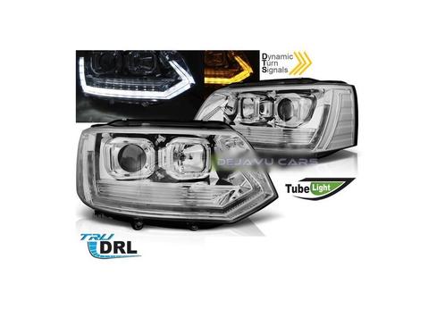 T6  Xenon Look Dynamische LED Koplampen voor Volkswagen Tran, Auto diversen, Tuning en Styling, Ophalen of Verzenden