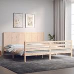 vidaXL Cadre de lit avec tête de lit Super King Size, Neuf, Verzenden