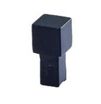 Meubelknop Jolie One 12 mm zwart, Doe-het-zelf en Bouw, Nieuw, Overige materialen, Klink of Kruk