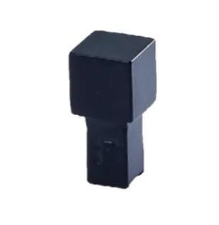 Meubelknop Jolie One 12 mm zwart, Doe-het-zelf en Bouw, Hang- en Sluitwerk, Klink of Kruk, Nieuw, Overige materialen