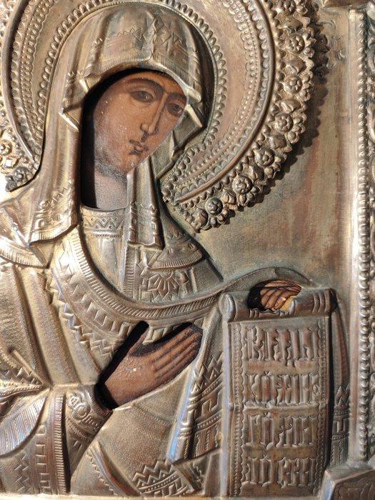 Icoon - Moeder Gods - Brons, Hout, Antiek en Kunst, Kunst | Niet-Westerse kunst