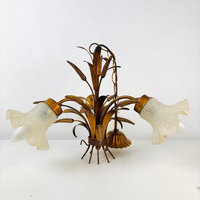 Lustre - Style Stilnovo italien, bouquet de grains, lustre., Antiquités & Art, Curiosités & Brocante