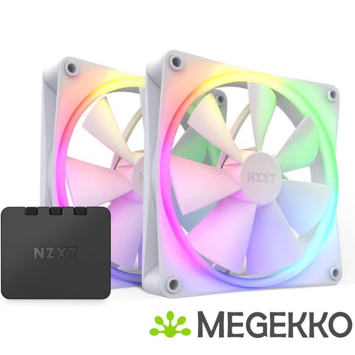 NZXT F140RGB - 140mm RGB Fans - Twin - White, Computers en Software, Computerkoelers, Nieuw, Verzenden