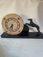 Pendule de cheminée - Art déco Marbre, Laiton - 1930-1940, Antiquités & Art