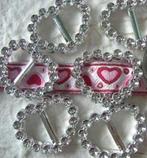 Schakel Gesp Slider Hartje PAK ca. 100 stuks, Nieuw