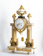 Portico klok Louis XVI - Verguld brons - 1790, Antiek en Kunst