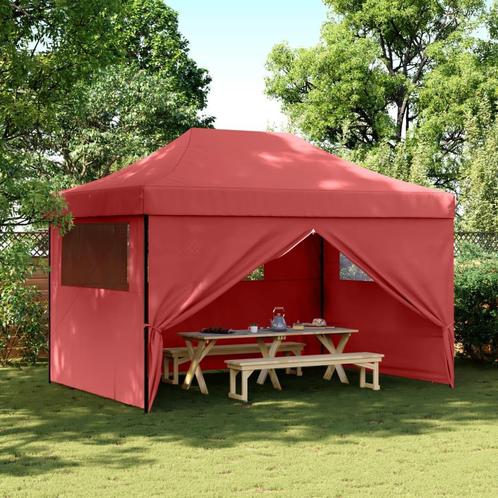 vidaXL Partytent inklapbaar pop-up met 4 zijwanden, Jardin & Terrasse, Tonnelles, Envoi