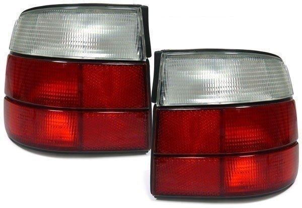Achterlichten Rood / Wit BMW 5 Serie E34 B6306, Autos : Pièces & Accessoires, Éclairage