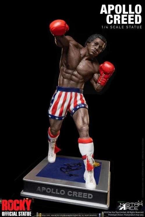 Rocky Statue 1/4 Apollo Creed 50 cm, Verzamelen, Film en Tv, Ophalen of Verzenden
