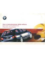 1999 BMW 3 SERIE TOURING INSTRUCTIEBOEKJE ITALIAANS