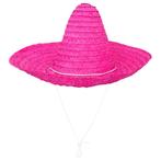 Roze Sombrero 49cm, Verzenden