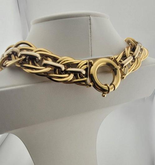 Collier ras du cou - 18 carats Or jaune - Important tour de, Handtassen en Accessoires, Antieke sieraden