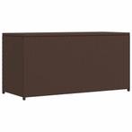 vidaXL Tuinbox 120x50x60 cm poly rattan bruin, Verzenden, Nieuw