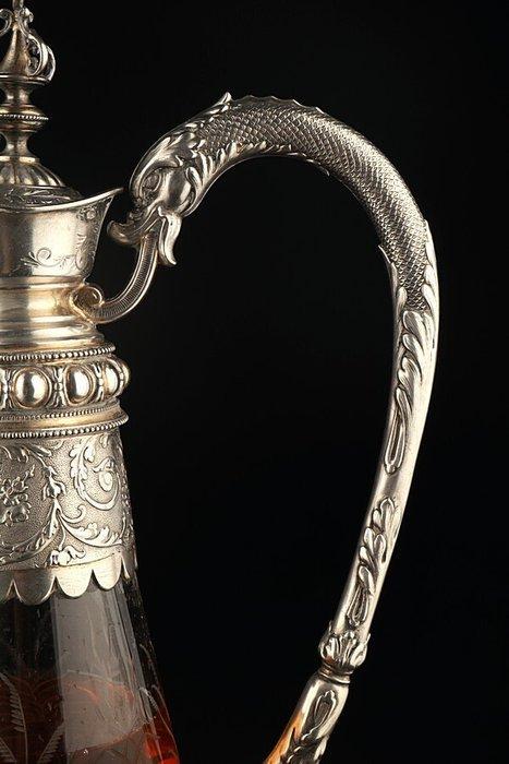 Wilhelm Binder - Karaf - .800 zilver, Antiek en Kunst, Kunst | Designobjecten