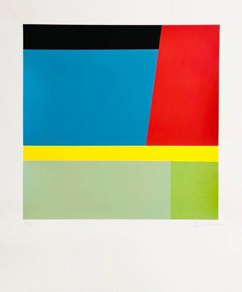 Jean-Pierre Husquinet (1957) - Composition abstraite, Antiek en Kunst, Antiek | Overige Antiek