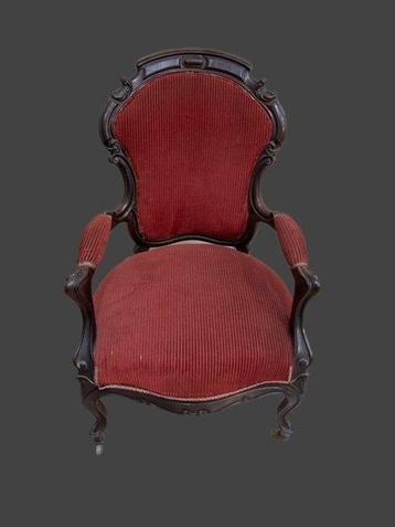 Fauteuil - Canapé victorien - Bois