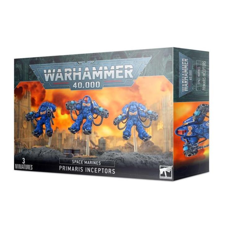 Space Marines Primaris Inceptors (Warhammer 40.000 nieuw), Hobby & Loisirs créatifs, Wargaming, Enlèvement ou Envoi