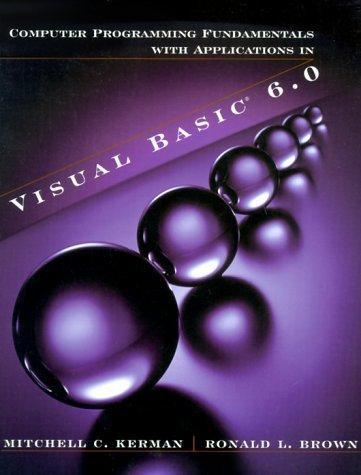 Computer Programming Fundamentals With Applications in, Boeken, Taal | Engels, Gelezen, Verzenden