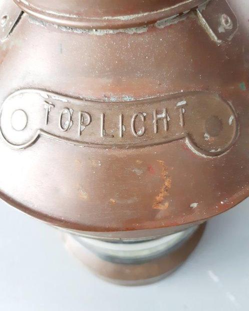 Lantaarn - Koper - Toplicht, Antiek en Kunst, Curiosa en Brocante