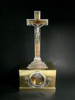 Reliekhouder - Zilver, Messing - 1750-1800 - Relikwie van, Antiek en Kunst