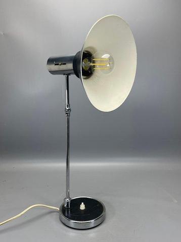 Lampe de table - Chrome, Métal, Plastique, Métal peint beschikbaar voor biedingen
