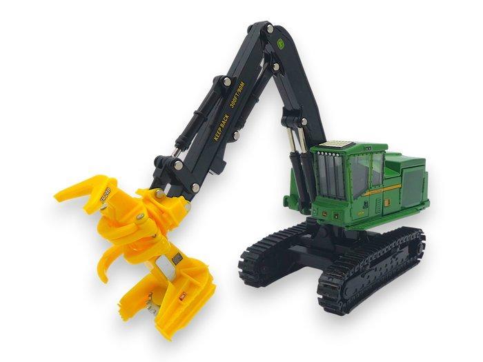 Ertl - John Deere Tracked Timber Forestry Feller Buncher, Hobby en Vrije tijd, Modelauto's | 1:5 tot 1:12