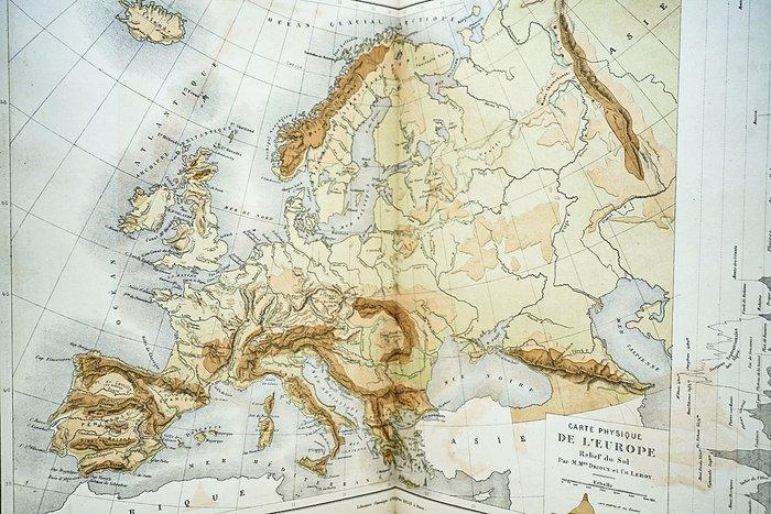 M.M. Drioux et Ch. Leroy - Atlas universel et classique de, Antiek en Kunst, Antiek | Boeken en Manuscripten