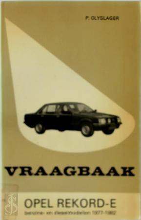 Vraagbaak voor uw Opel Rekord-E, Livres, Langue | Langues Autre, Envoi