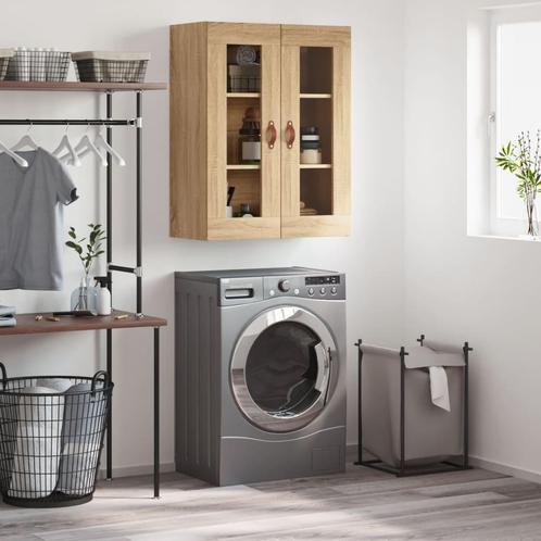 vidaXL Wandkast 69,5x34x90 cm sonoma eikenkleurig, Huis en Inrichting, Kasten | Dressoirs, Nieuw, Verzenden