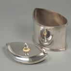 J.M. van Kempen - Theepot - .833 zilver - Theebus / Teacaddy