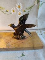 Tafellamp - Brons, Glas, Marmer, Antiek en Kunst