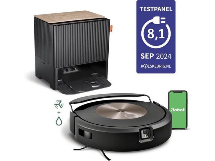 iRobot Roomba Combo j9+ - Robotstofzuiger en dweilrobot -, Elektronische apparatuur, Stofzuigers, Zo goed als nieuw, Verzenden
