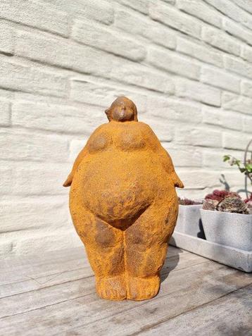 Sculpture, Abstract lady - 25 cm - Fer