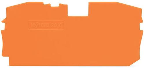 Wago Fin Et Plaque Intermédiaire 1mm Orange - 2016-1292 [10, Doe-het-zelf en Bouw, Elektriciteit en Kabels, Verzenden