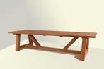 Woodcraft Solid Grove teakhouten tafel 330 x 100 cm |, Tuin en Terras, Tuinsets en Loungesets, Nieuw