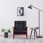 vidaXL Fauteuil kunstleer zwart, Huis en Inrichting, Fauteuils, Verzenden, Nieuw