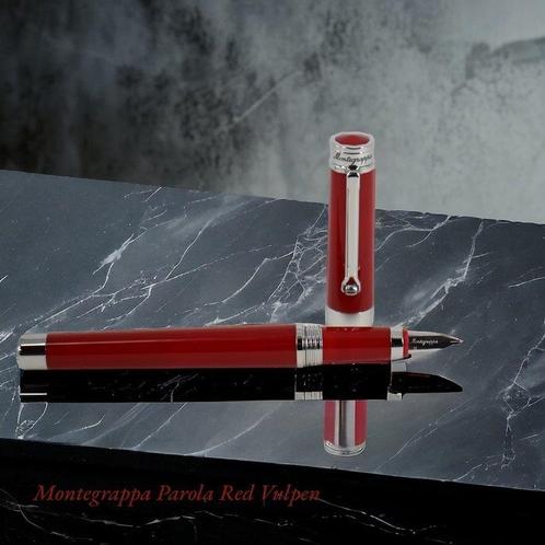 Montegrappa - Parola Red Fountain - Vulpen, Collections, Stylos