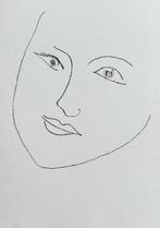 Henri Matisse (1869-1954) - Visage de femme, Antiquités & Art