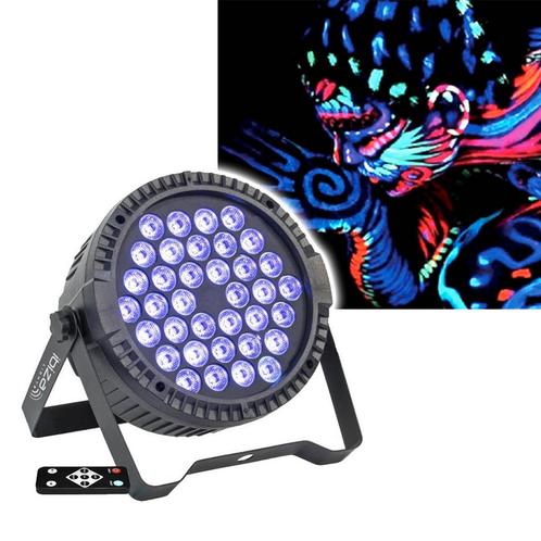 Ibiza Light Thinpar 36x3Watt UV Extra Platte UV Led Par, Musique & Instruments, Lumières & Lasers