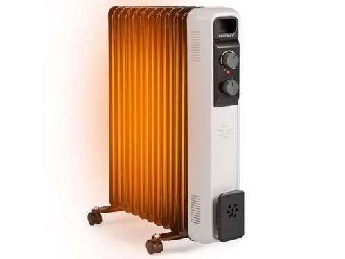 Coast Olieradiator - 3 Verwarmingsniveaus - Tot 2500W - 49 x, Huis en Inrichting, Woonaccessoires | Overige, Nieuw, Verzenden