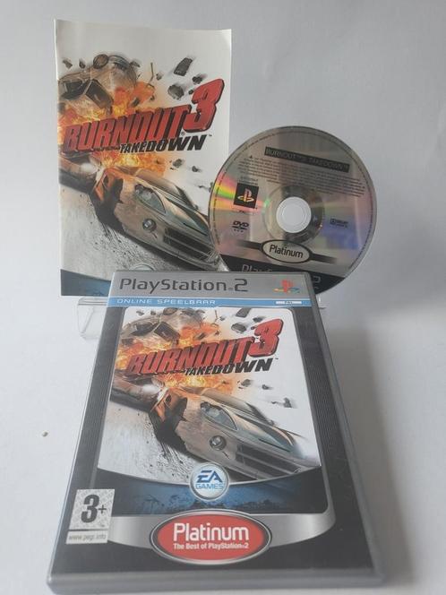 Burnout 3: Takedown Platinum Playstation 2, Consoles de jeu & Jeux vidéo, Jeux | Sony PlayStation 2, Enlèvement ou Envoi