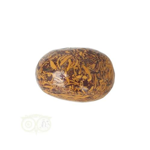 Coquina Jaspis trommelsteen Nr 16 - 16 gram, Bijoux, Sacs & Beauté, Pierres précieuses, Envoi
