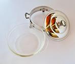 Serveerschaal - Vintage Fire-King Silverplate Serving Dish
