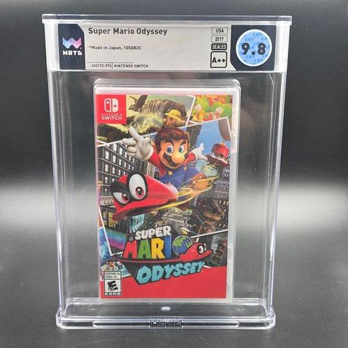Nintendo - Switch - Super Mario Odyssey WATA 9.8 Sealed A++, Games en Spelcomputers, Spelcomputers | Overige Accessoires