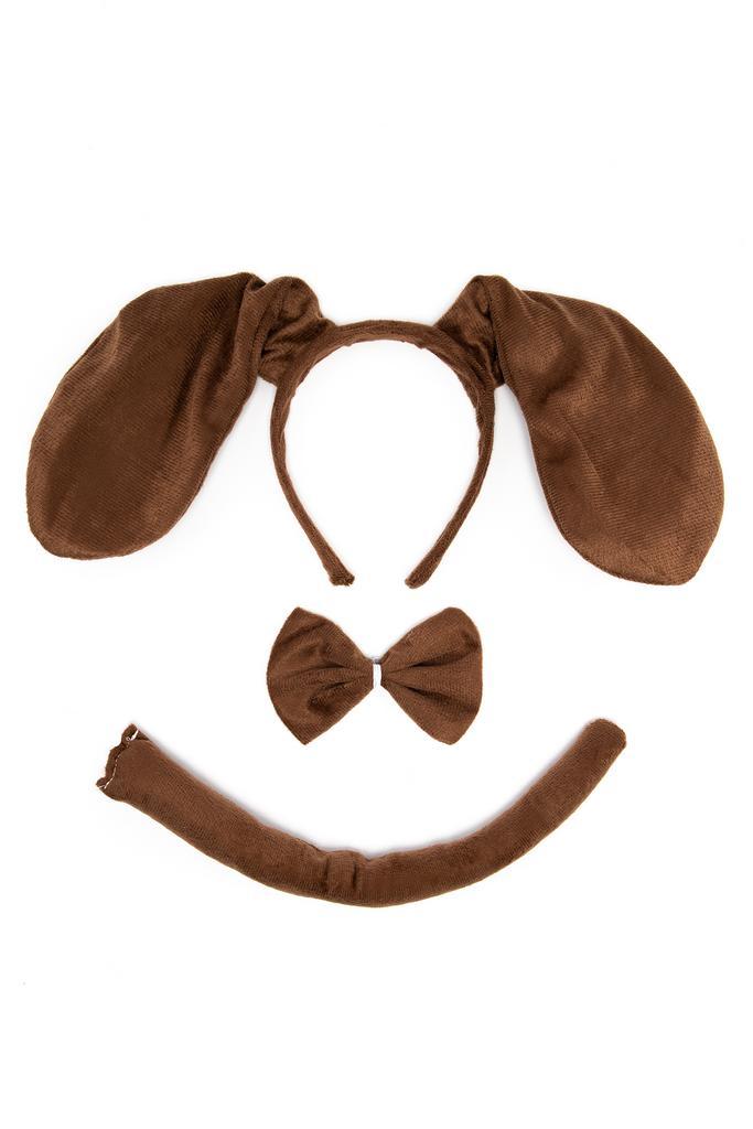 Hond Konijn Haarband Oren Strik Staart Diadeem Set Bruin Don, Kleding | Dames, Carnavalskleding en Feestkleding, Nieuw, Ophalen of Verzenden